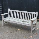 A garden bench