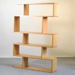 A modern oak bookcase