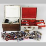 A collection of costume jewellery