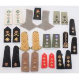 Good Selection of Various Officer Shoulder Straps including embroidery Lt General Canada slip on ...