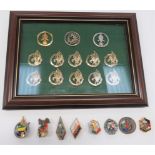 French Foreign Legion Beret and Breast Badges beret including plated Parachutist ... Gilt 1st