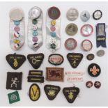 Women's League Of Health And Beauty Badges good varied selection including plated and enamel,