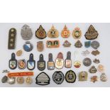 Good Selection of Overseas Badges including bullion embroidery Thai Air Force ... Gilt Thai Navy ...