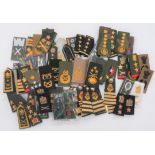 Good Selection of Near East Shoulder Rank Tabs pairs of shoulder straps including bullion embroidery