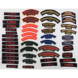 Embroidery Canadian Shoulder Title Pairs pairs include Royal Regt Canada ... Loyal Edmonton Regiment