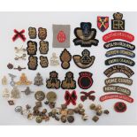 Cap Badges and Titles cap include bullion embroidery, QC Brigadier on various backings ... Gilt,