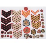Good Selection of Rank Badges including current bullion embroidery, QC Guards RSM ... Guards