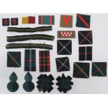 Regimental Formation Badges including embroidery Northumberland Fus ... 2 x embroidery 5 ...