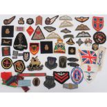 Various Military Badges embroidery E half wing ... Embroidery, KC RCAF AG half wing ... Post war SAS