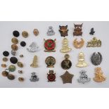 African Cap Badges and Collars including bullion embroidery and gilt Kenya Air Force ... White metal