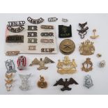 Africa Cap Badges and Titles including darkened Biafra Air Force ... Anodised Biafra Air Force ...