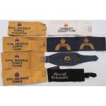 Home Front Armbands including embroidery Immobile VAD ... Embroidery Special Constable ...