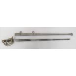 1815 French Napoleonic Battle of Waterloo Cuirassiers Sword A scarce example with a 38 1/2 inch,