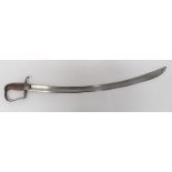 1796 Pattern Light Cavalry Waterloo Period Other Ranks Sword 33 inch, single edged, curved blade