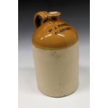 Guernsey interest - W. J. Powell Guernsey stoneware flagon of typical form, 12¼in. (31cm.) high. (
