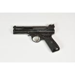 Webley & Scott - The Webley Mark 1 break barrel .177 calibre air pistol with named and chequered