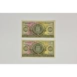 BRITISH BANKNOTES - The States of Guernsey - One Pounds (2) c.1969, Signatory L. A. Guillemette,