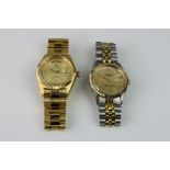 Two replica Rolex Oyster gents wrist watches. (2)