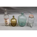 A large empty Bells Whisky 4.5L bottle together with a Kilner Drink Dispenser, etc. (4)