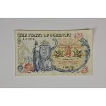 BRITISH BANKNOTE - The States of Guernsey - Ten Pounds c.1975, Signatory W. H. Hodder, serial number