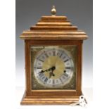 An oak cased Franz Hermle mantel clock