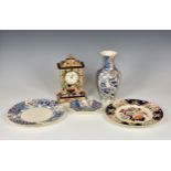 A Masons Ironstone Imperial Clock, no. 552/1996, Penang pattern, quartz movement, 9½in. (24.1cm.)