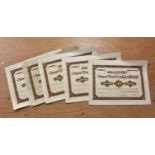 Neuen Wiener Bankgesellschaft, Wein - share certificates (25) 500 Kronen - 100 Aktien, coupons