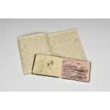 Guernsey Channel Island interest - Autograph / sketch book and diary the autograph book dated 1917,