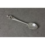 Indian Railway interest - Regimental silver teaspoon