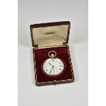 An Edwardian large silver open-faced pocket watch hallmarked for London 1908,