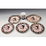 A collection of 19th century Royal Crown Derby Imari Kings Pattern tableware