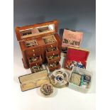A large collection of silver and costume jewellery including some antique and vintage pieces