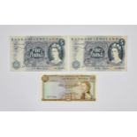 BRITISH BANKNOTES - Bank of England - collection comprising two Five Pound banknotes, c.1967,