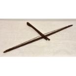 A 19th century or later small wooden crossbow - possibly Tribal origin unknown, possibly African,