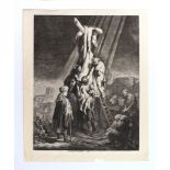 Rembrandt Harmenszoon van Rijn (Dutch, 1606-1669), The Descent from the Cross: The second plate,