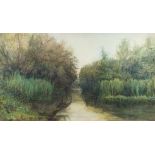 Rev. Richard St. John Tyrwhitt (British, 1827-1895), 'Bendemere Stream, The Cherwell', Oxfordshire