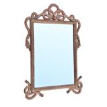 An 18th century style giltwood mirror, 20th century, the rectangular plate within a rope twist frame