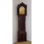 An early 19th century West Country inlaid mahogany eight day longcase clock by Thomas Honey of