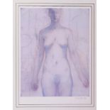 Sharon Brindle (British, b.1958), Nude, colour offset lithograph, signed in pencil lower right,