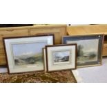 Two prints of Jersey after Jean Le Capelain, 'St. Aubins' and 'St. Brelades Bay', together with an