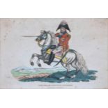 Military interest - an 18th century hand coloured engraving, titled 'Lieut. Gen.l Sir Eire Coote K.