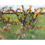 J. I. Mirby (British, 20th century), Spring gorse gouache on wove paper, signed and dated '63' lower