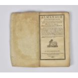 A Guernsey Almanach Journalier 1821, small volume containing numerous list, advertisements. a/f