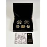 Numismatics interest - The Royal Mint 2010 UK Silver Five Coin Set, complete with booklet/