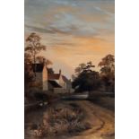 Edwin Siddall (British, late 19th century), 'Morning Light' and 'Evening Light'. oil on canvas,