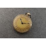 A late-Victorian 18ct gold open face fusee pocket watch by J. W. Benson of London, the case