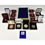 Numismatics interest - Collection of Worldwide Silver and other Proof Coins, to include - The