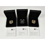 Numismatics interest - The Royal Mint two 2010 UK Florence Nightingale £2 Silver Proof Coins, with