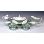 A Royal Doulton 'DE LAMERIE' part tea / dinner service, comprising of eight soup bowls, two