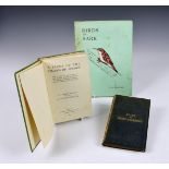 Three Channel Island books, comprising of Birds of Sark as at 31 December 1972 by ROUNTREE, F.R.